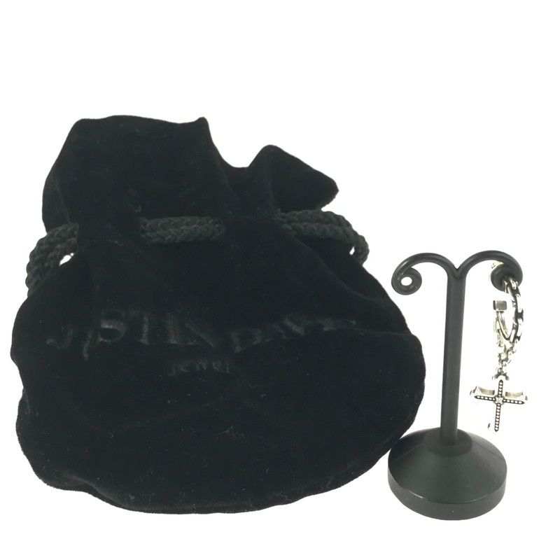 品 Justin Davis ジャスティンデイビス SV 925 CROSS PIERCE SEJ 826 コンスタンティン クロス ピアス 片耳用 192 251205 na 03 tag