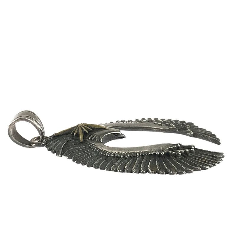 中古品】 SAAD サード SV925 SUN SYMBOL EAGLE PENDANT TOP サン