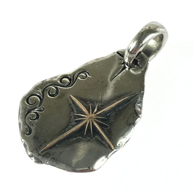 中古品】 SAAD サード SV925 タタキ SUN SYMBOL ARABESQUE TOP タタキ