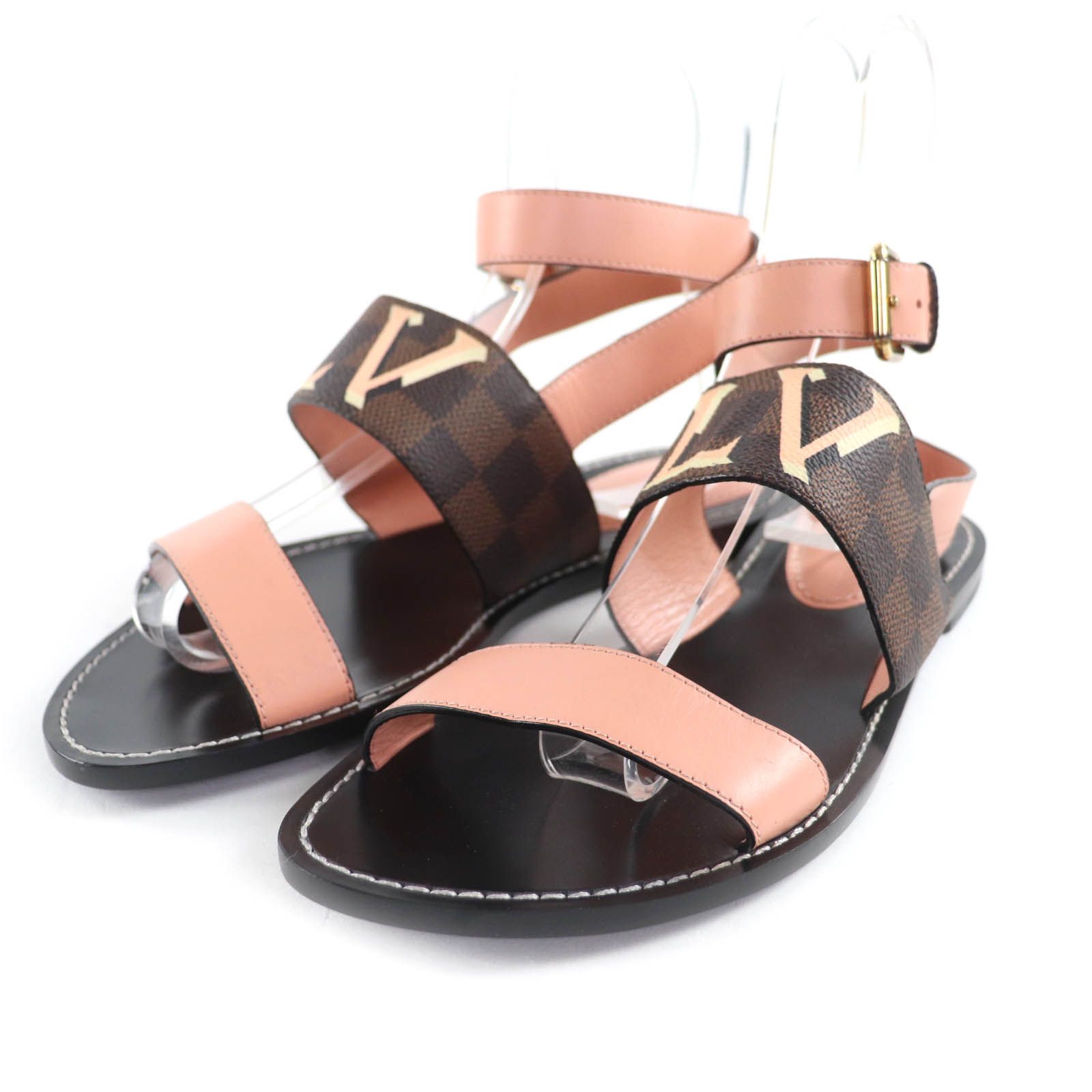 極美品☆LOUIS VUITTON ルイヴィトン LVロゴ ダミエ アンクル