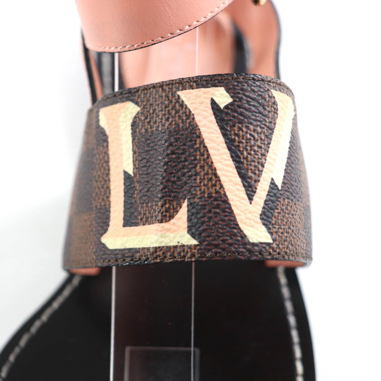 極美品☆LOUIS VUITTON ルイヴィトン LVロゴ ダミエ アンクル