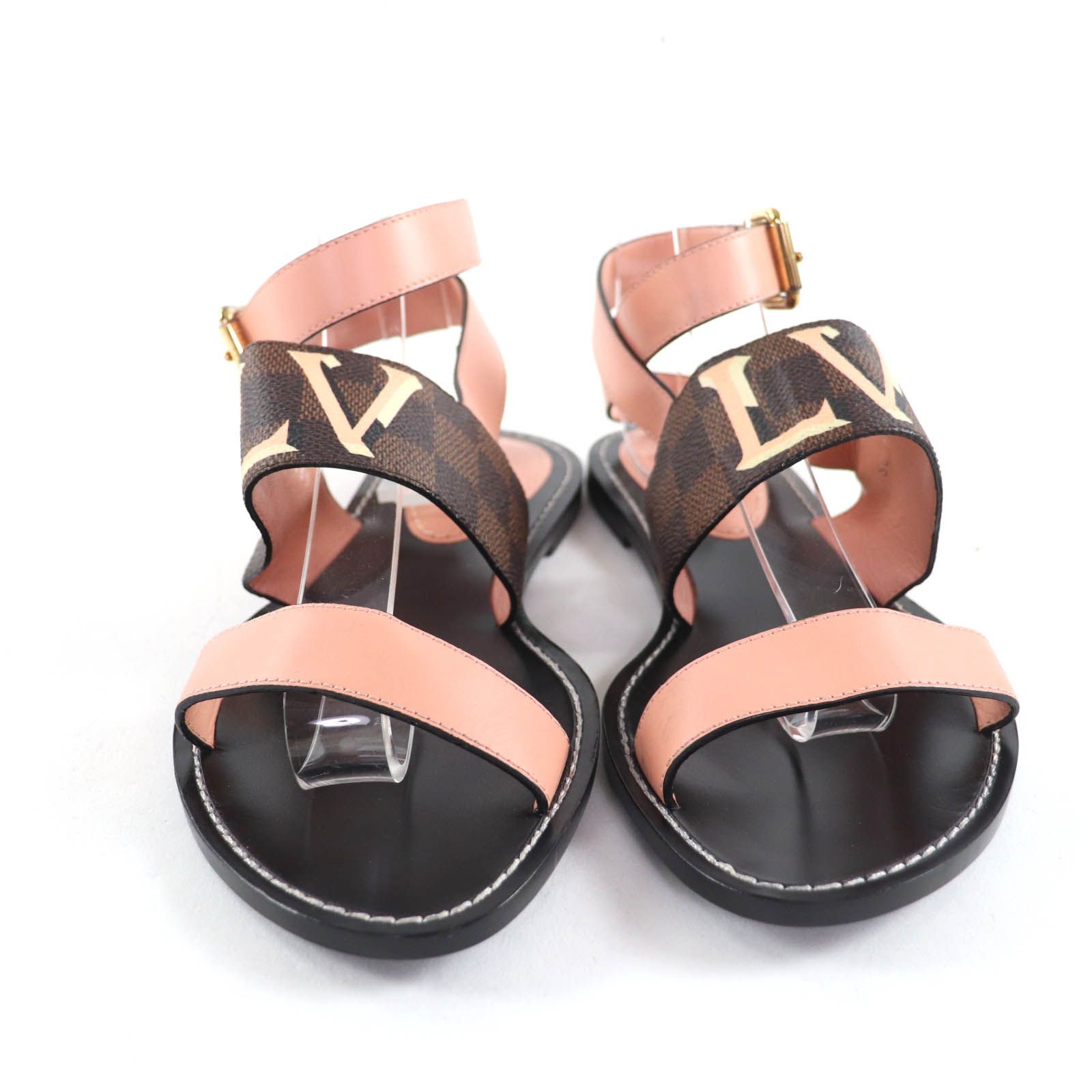 極美品☆LOUIS VUITTON ルイヴィトン LVロゴ ダミエ アンクル