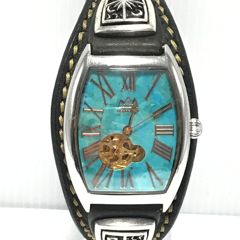 中古品】 SAAD サード OPEN HEART TURQUOISE AUTOMATTIC オープン