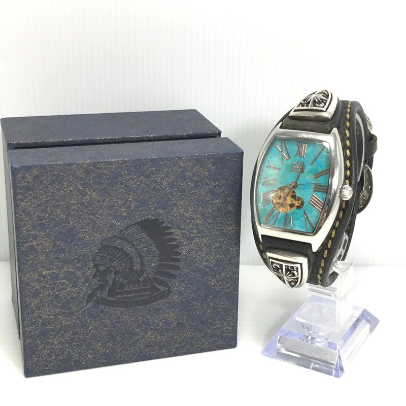 中古品】 SAAD サード OPEN HEART TURQUOISE AUTOMATTIC オープン