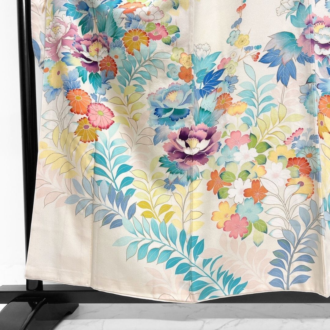 アイボリー 着物