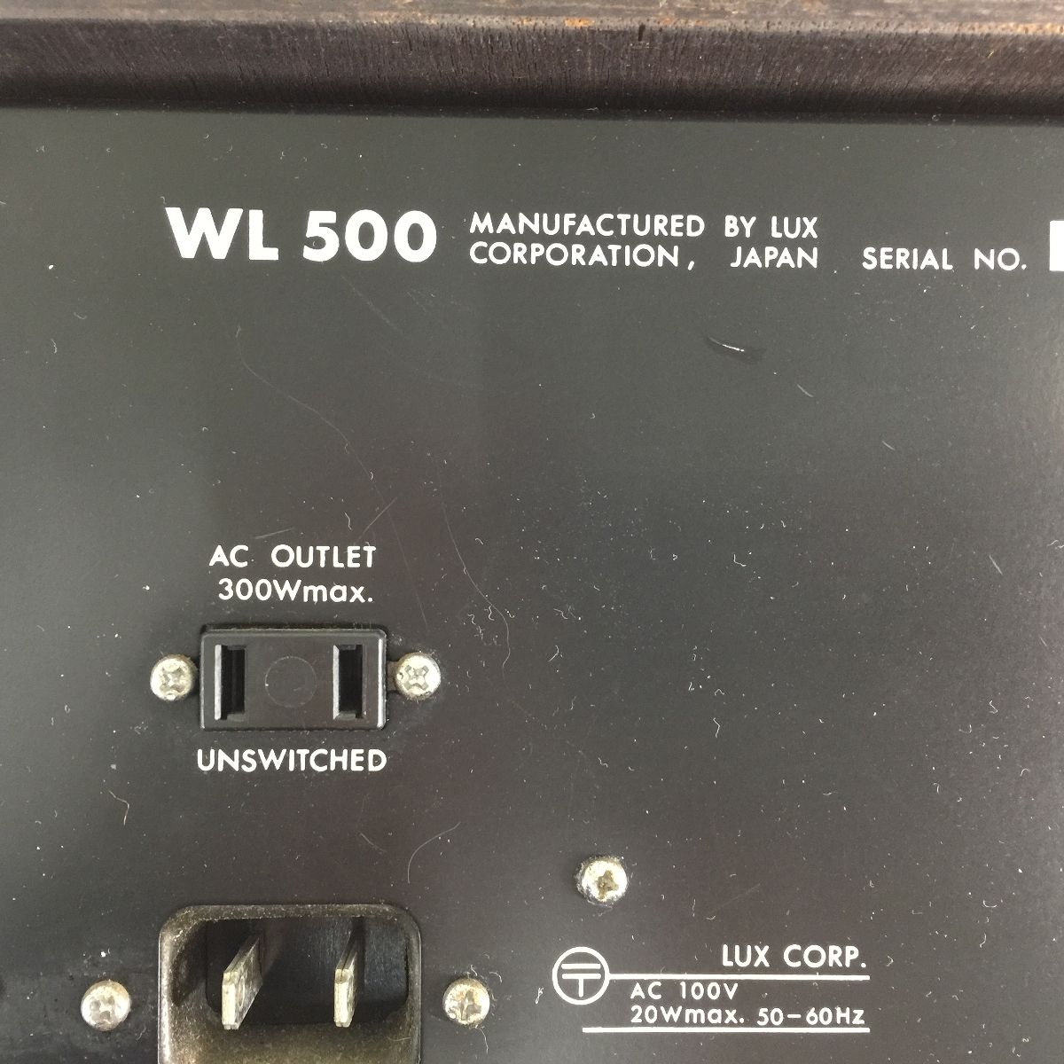 LUXMAN ラックスマン WL500 AM-FM チューナー ラジオチューナー