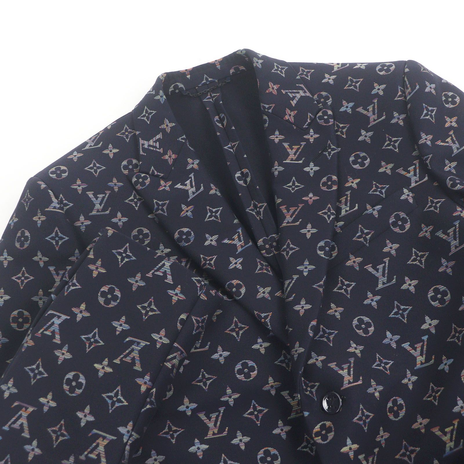 極美品□LOUIS VUITTON ルイヴィトン 22SS モノグラム 総柄 シングル