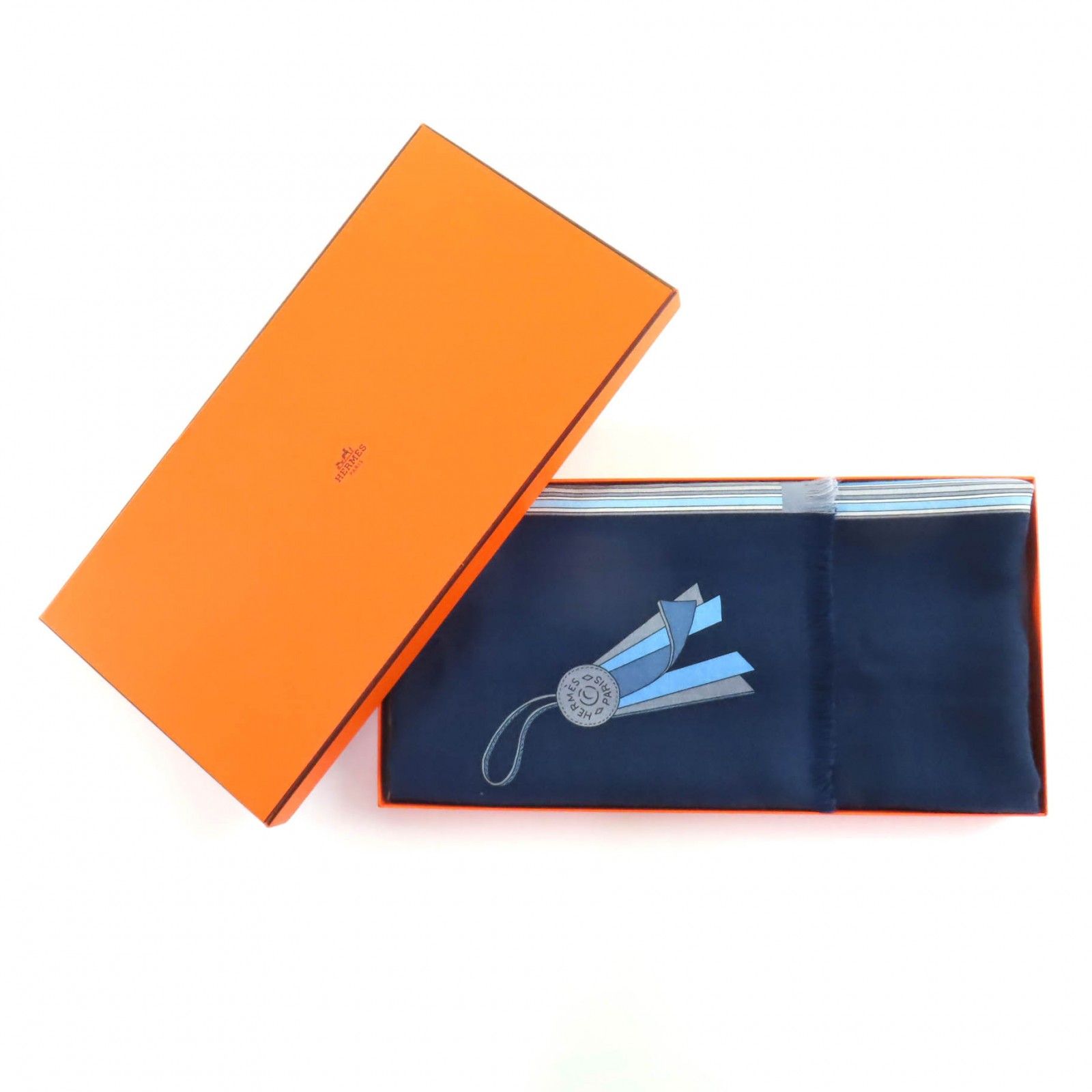 極美品◇HERMES エルメス レクタングル Et Gris Gris・エ グリ グリ