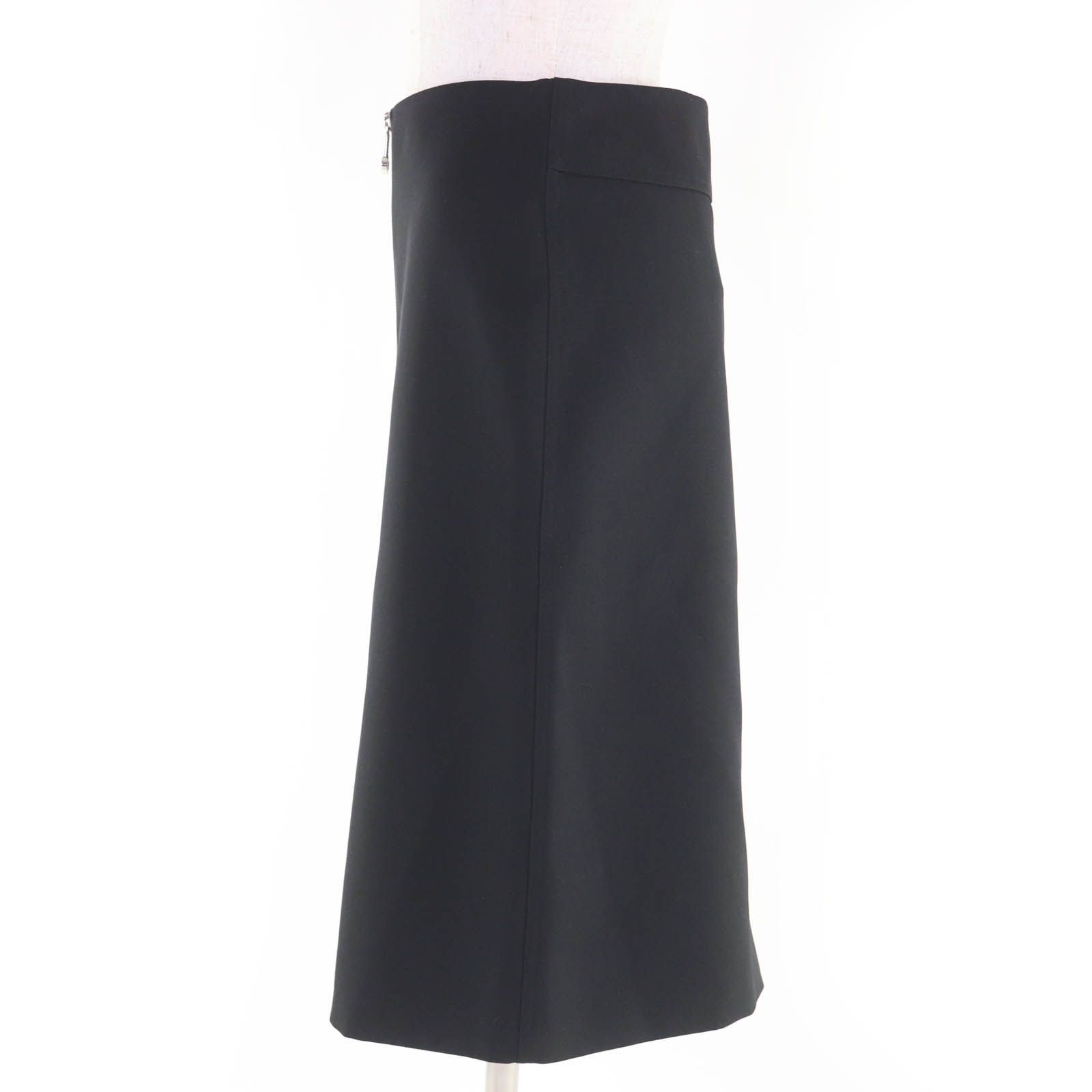 極美品◇HERMES エルメス 21AW ウール100％ シルバー金具 フロント