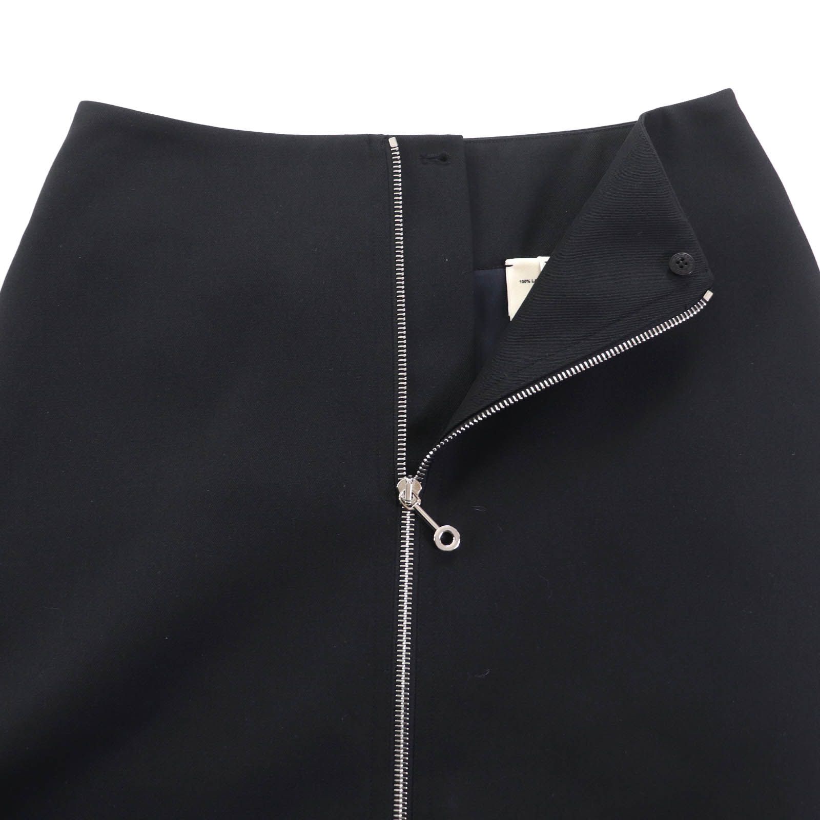 極美品◇HERMES エルメス 21AW ウール100％ シルバー金具 フロント