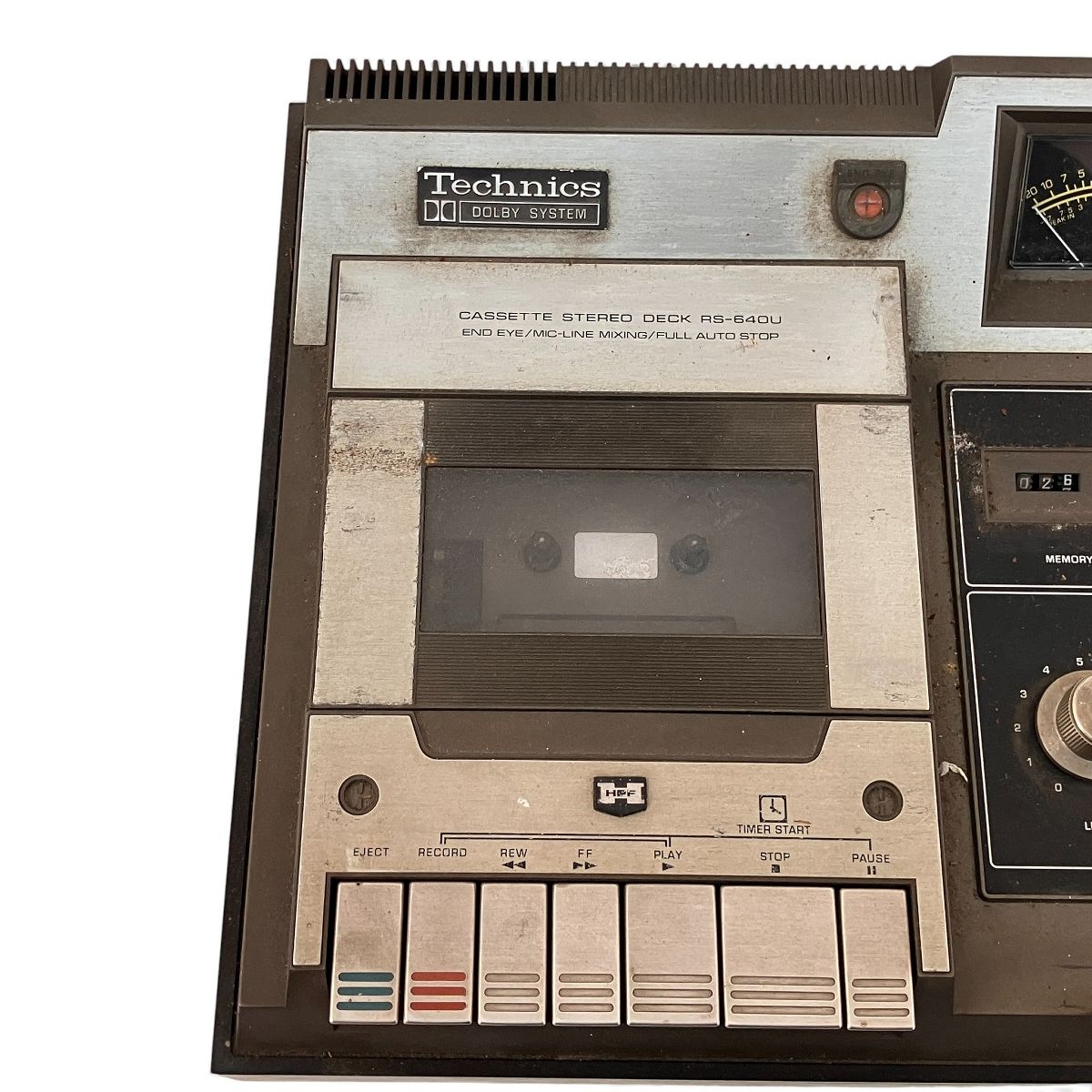 【希少】Technics カセットステレオデッキ RS-640U テクニクス Technics RS-640U ステレオカセットデッキ テクニクス ジャンク