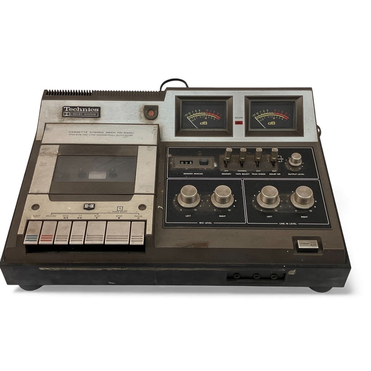 Technics RS-640U ステレオカセットデッキ テクニクス ジャンク