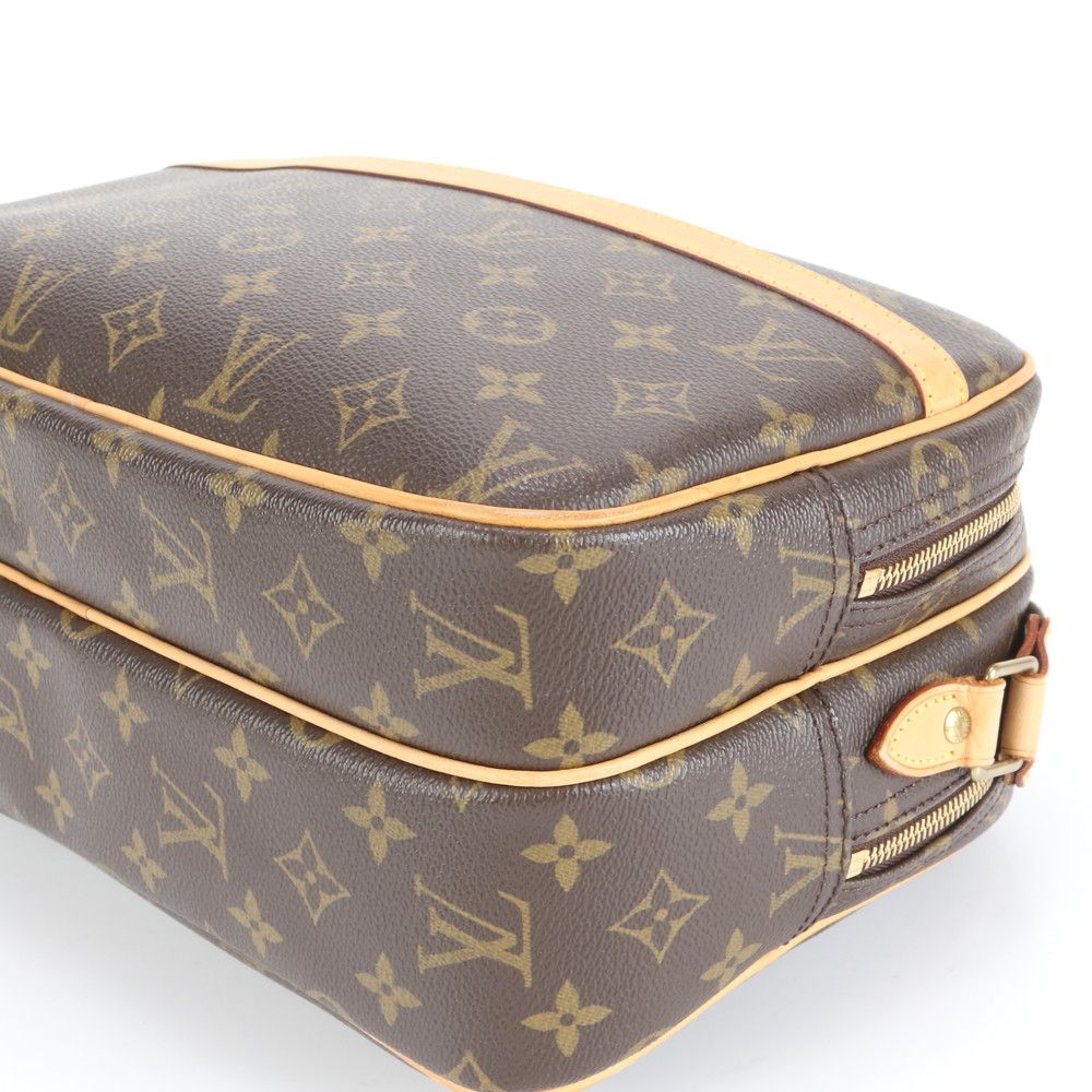 極美品 ルイヴィトン モノグラム リポーター PM M45254 レザー