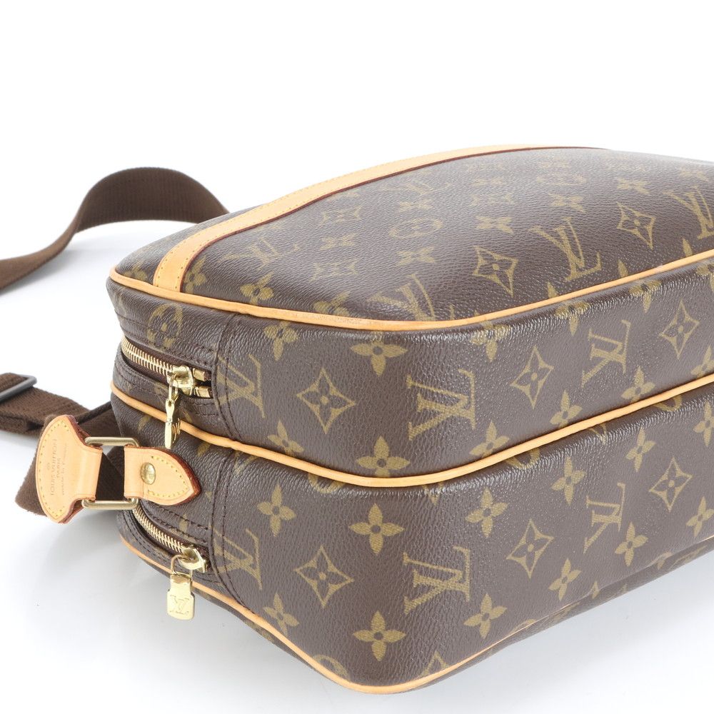 極美品 ルイヴィトン モノグラム リポーター PM M45254 レザー