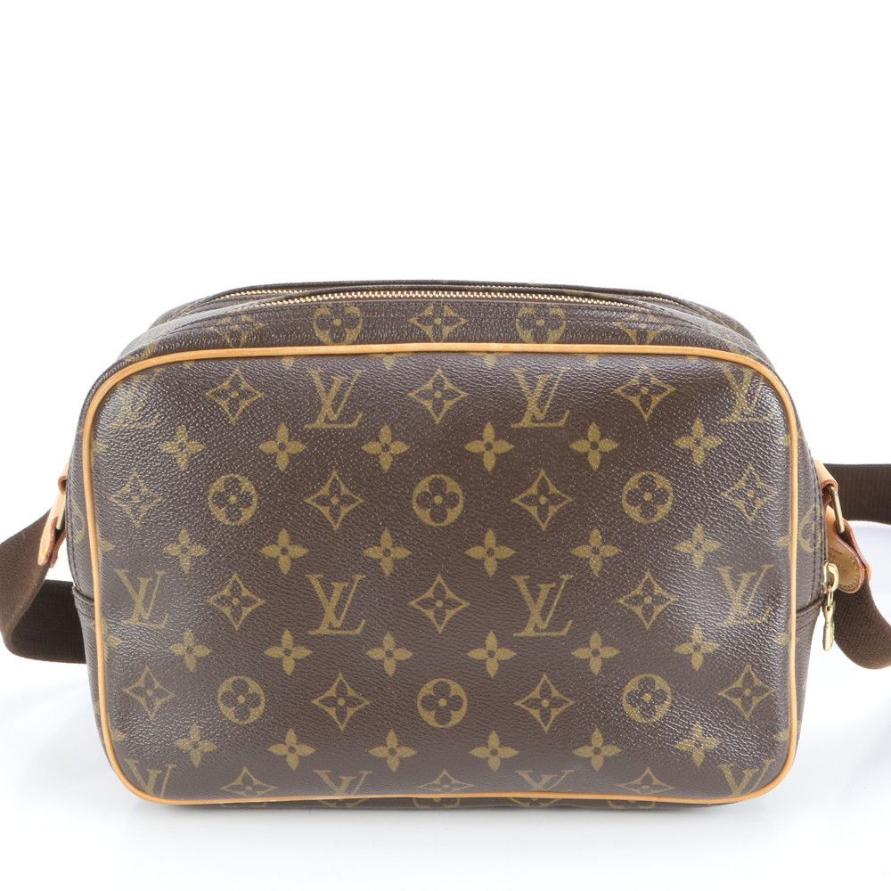 極美品 ルイヴィトン モノグラム リポーター PM M45254 レザー