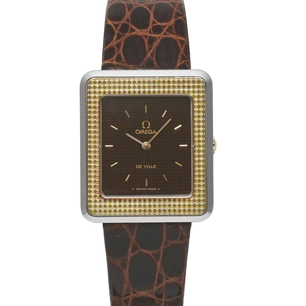 OMEGA デヴィル Ref.511.0512 ブラウン アンティーク品 レディース 腕時計