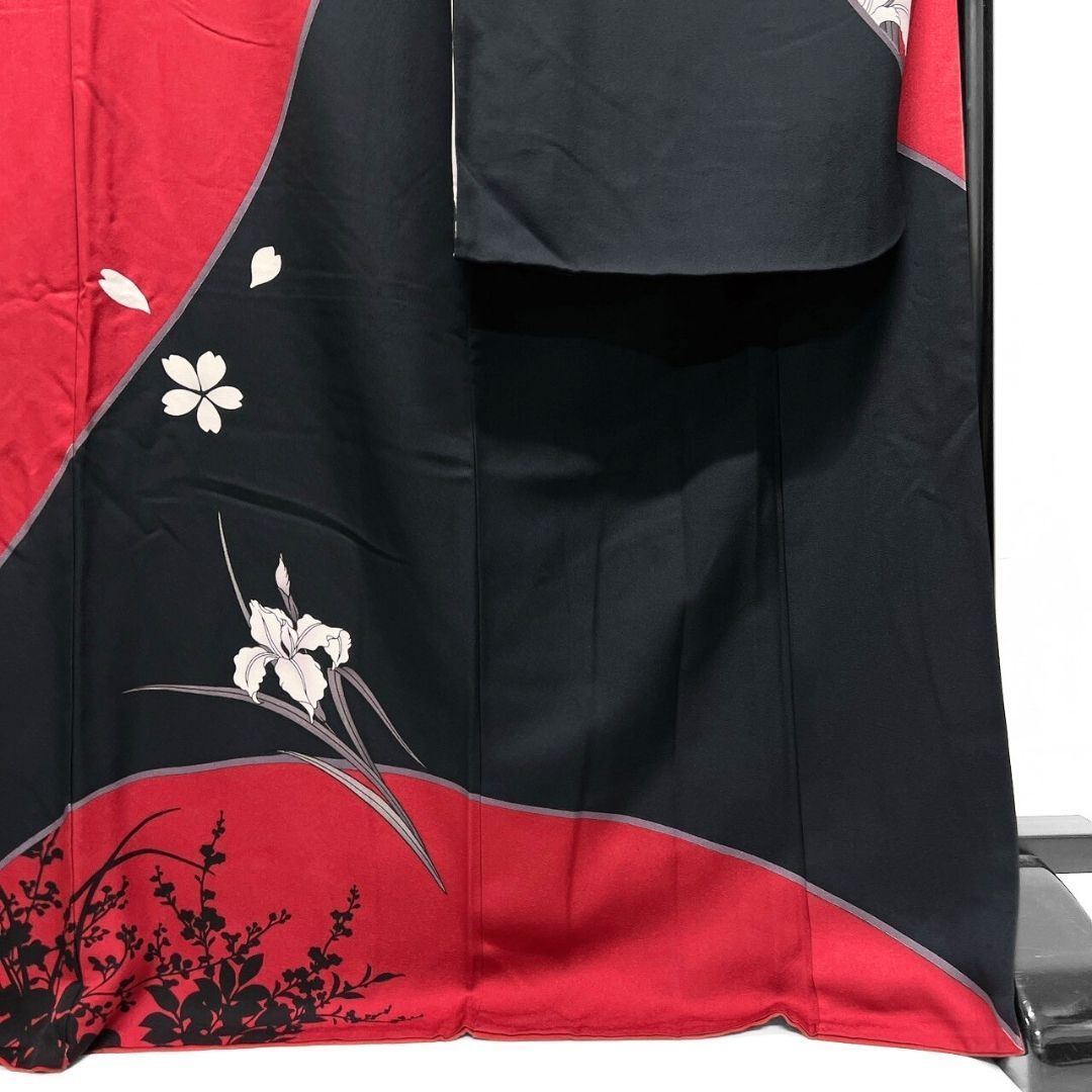  振袖 刺繍 金糸 菖蒲 牡丹 花影 着物 121 b p ms 振袖 着物