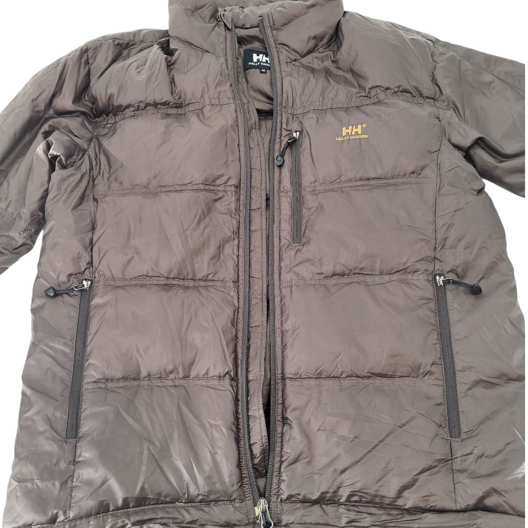 HH HELLY HANSEN ダウンジャケット ブラウン ネイビーリバーシブル
