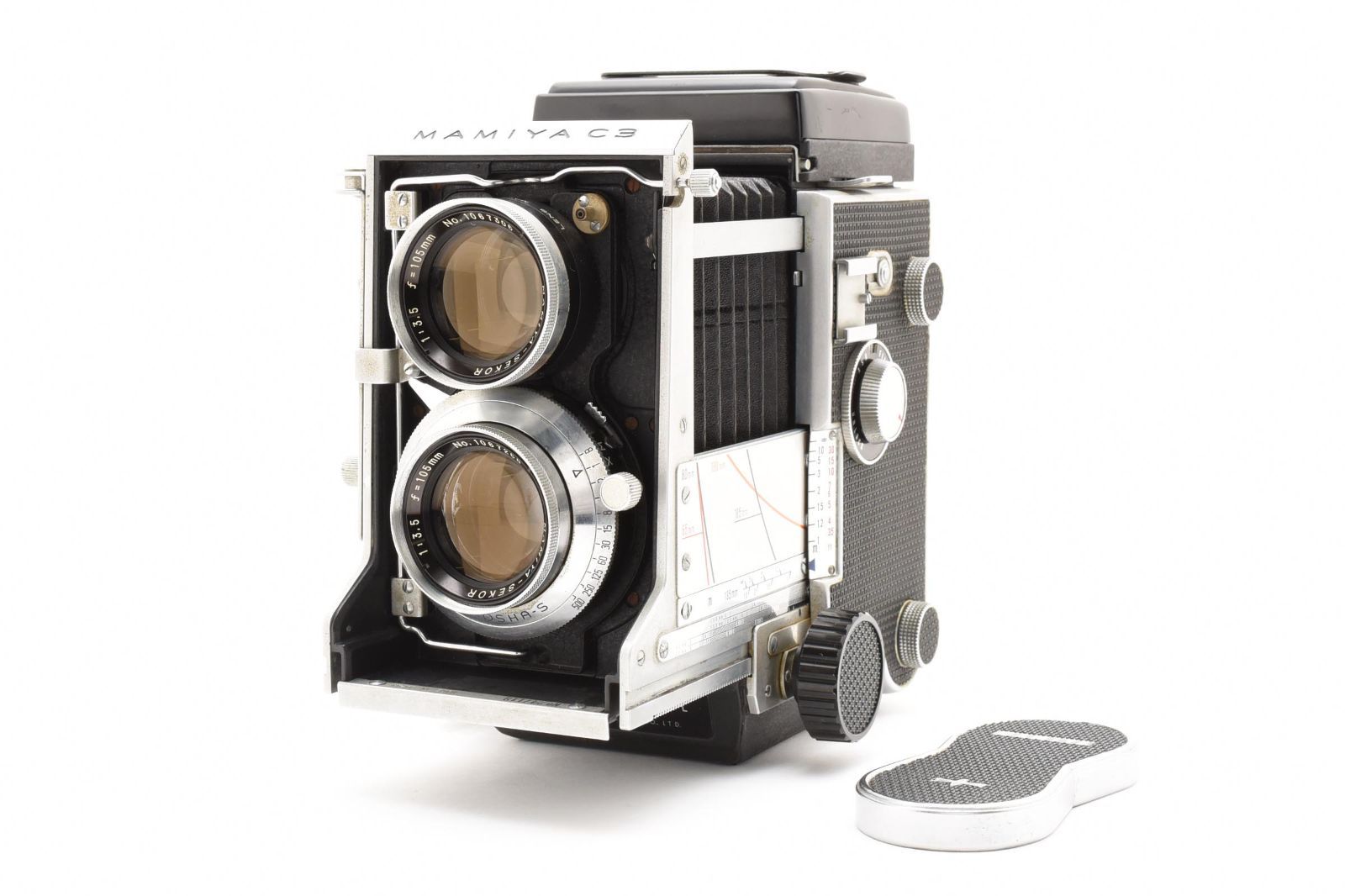 4251 マミヤ Mamiya C 3 Pro Sekor 105 mm f 5 二眼レフ フィルムカメラ