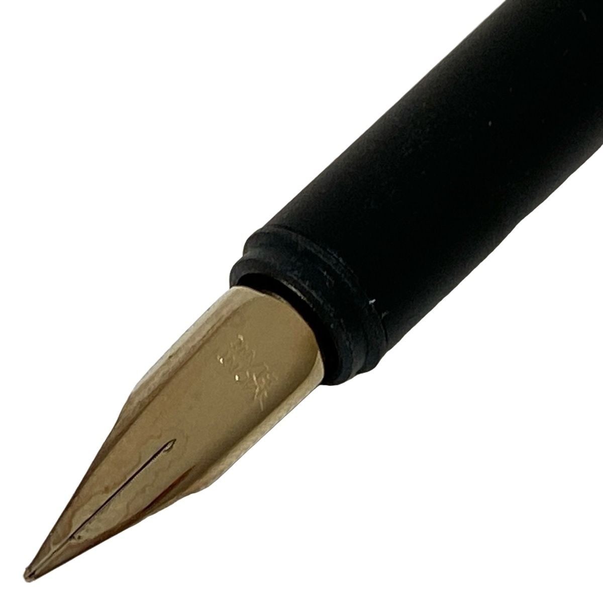 MONTBLANC モンブラン 万年筆 黒 ゴールド インクなし