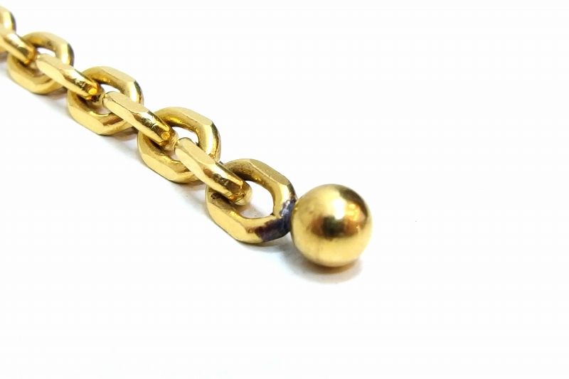 節約 【223109】HERMES エルメス フィルー グローブホルダー 手袋 ゴールド