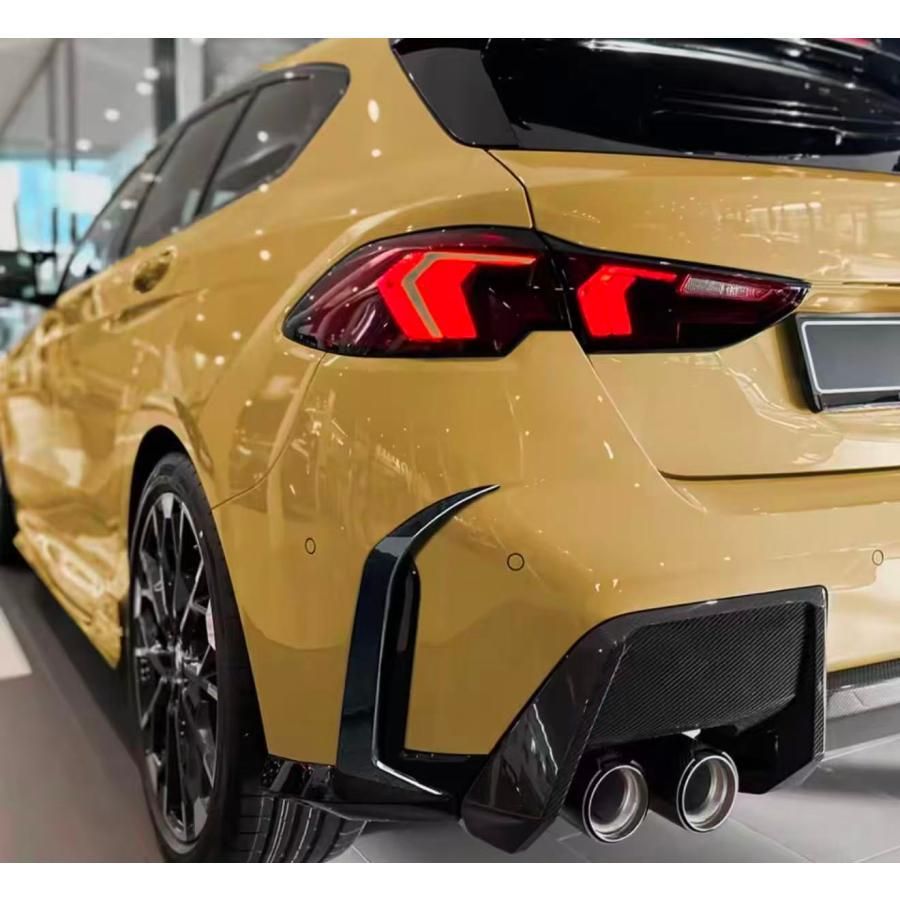 スポーティ全開 リアバンパー ダクト カバーBMW F 70 120 d M 135 xDrive Mスポーツ 1シリーズ 黒 b 13271