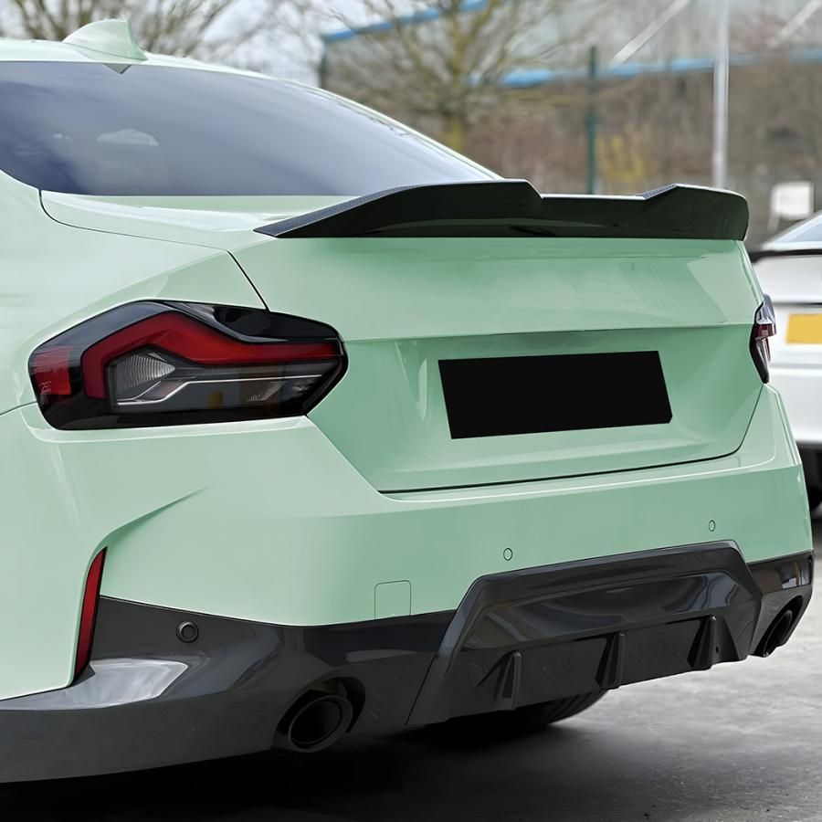 スポーティ全開 カーボン ルック トランクスポイラー BMW G 42 220 i M 240 Mスポーツ 2シリーズ クーペ b 13479