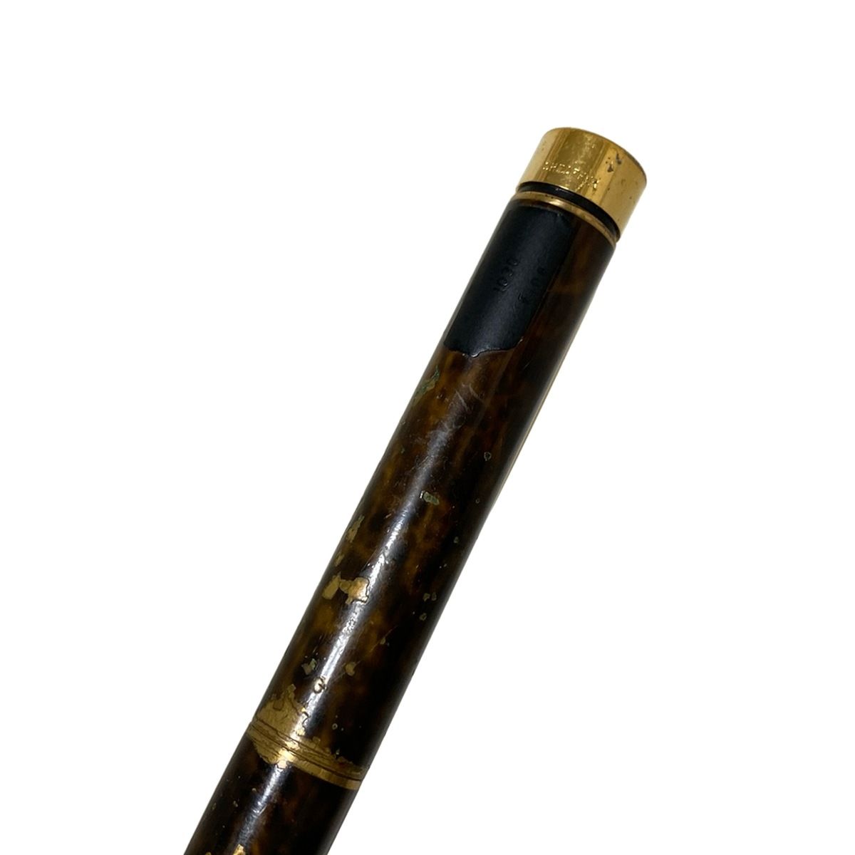 SHEAFFER(シェーファー) 万年筆美品 - ダークブラウン×ゴールド インク