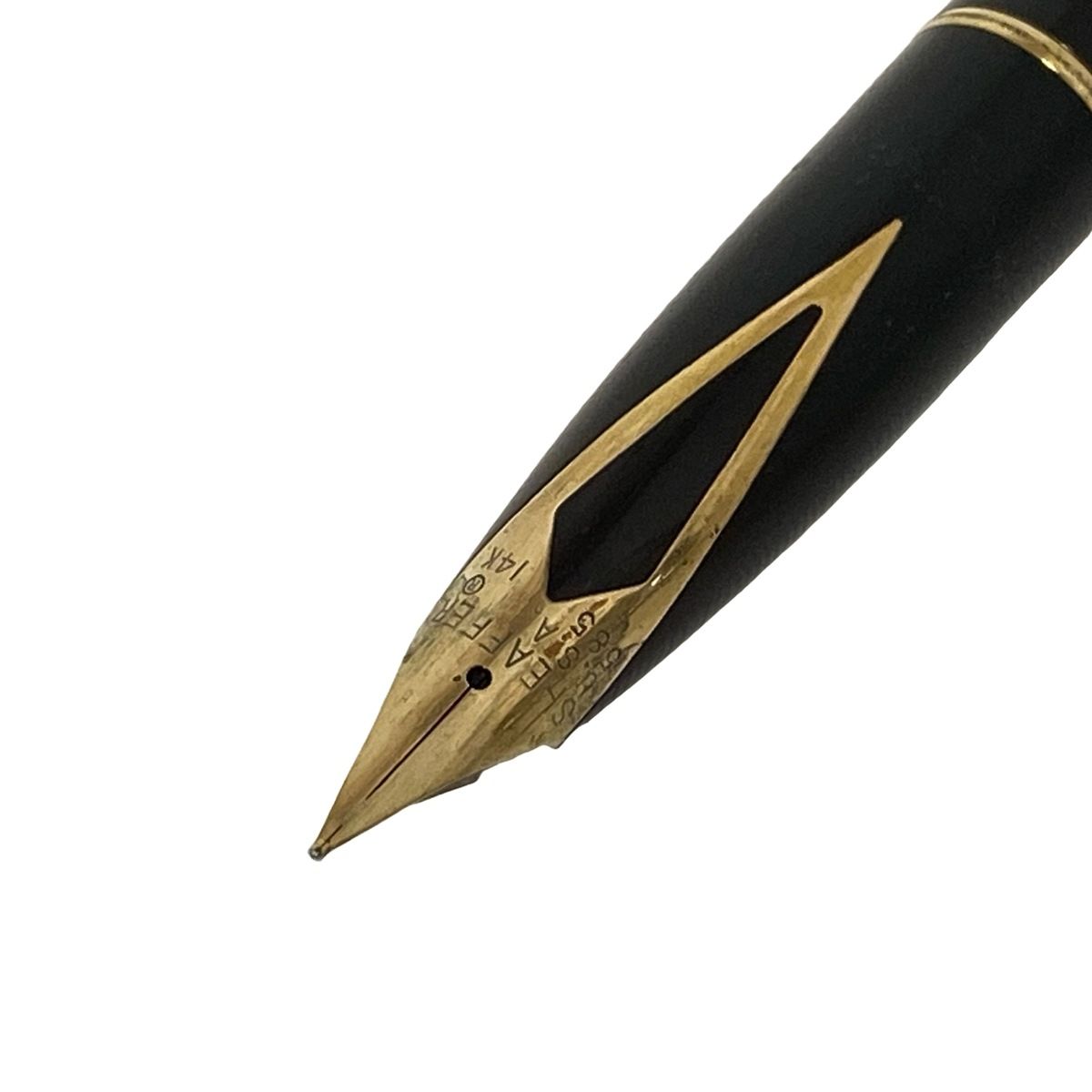 SHEAFFER(シェーファー) 万年筆美品 - ダークブラウン×ゴールド インク