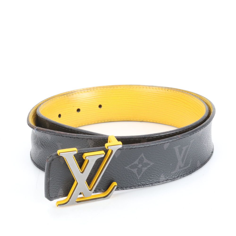 美品 ルイヴィトン モノグラム エクリプス エピ サンチュール LV