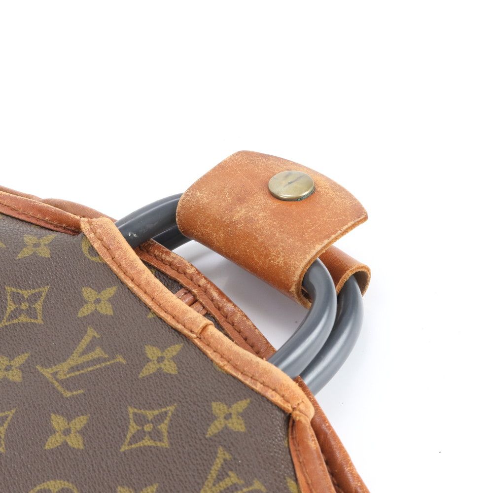 美品 ルイヴィトン モノグラム レザー ガーメント カバー スーツケース