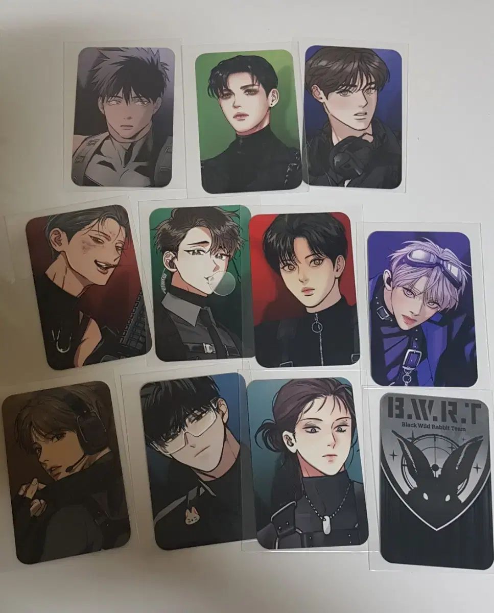 レジン 黒卯暦 年劫の黒兎 トレカ 10種 黒卯暦포카 夜画帳 Jinx