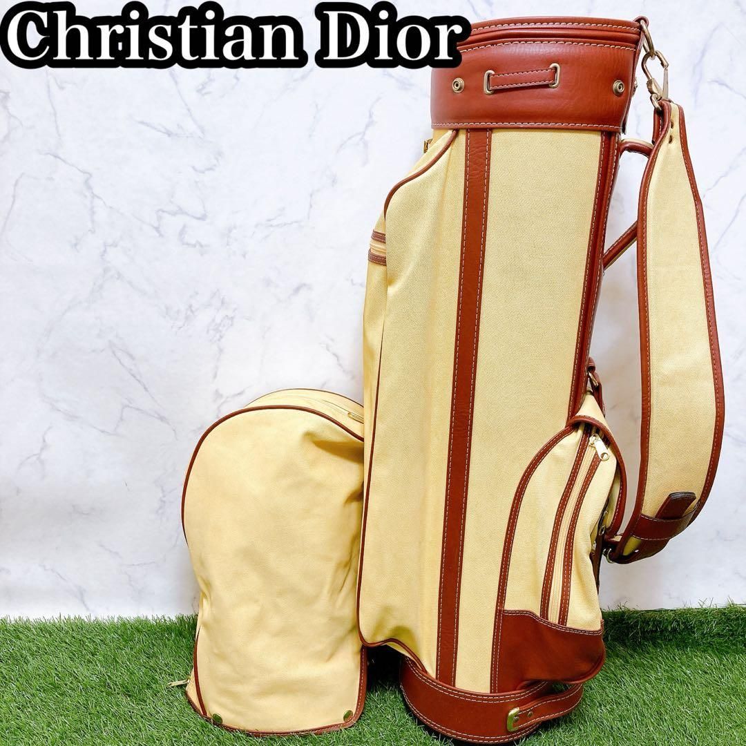 Mクリスチャンディオール　ゴルフ　キャディバッグ　イエロー