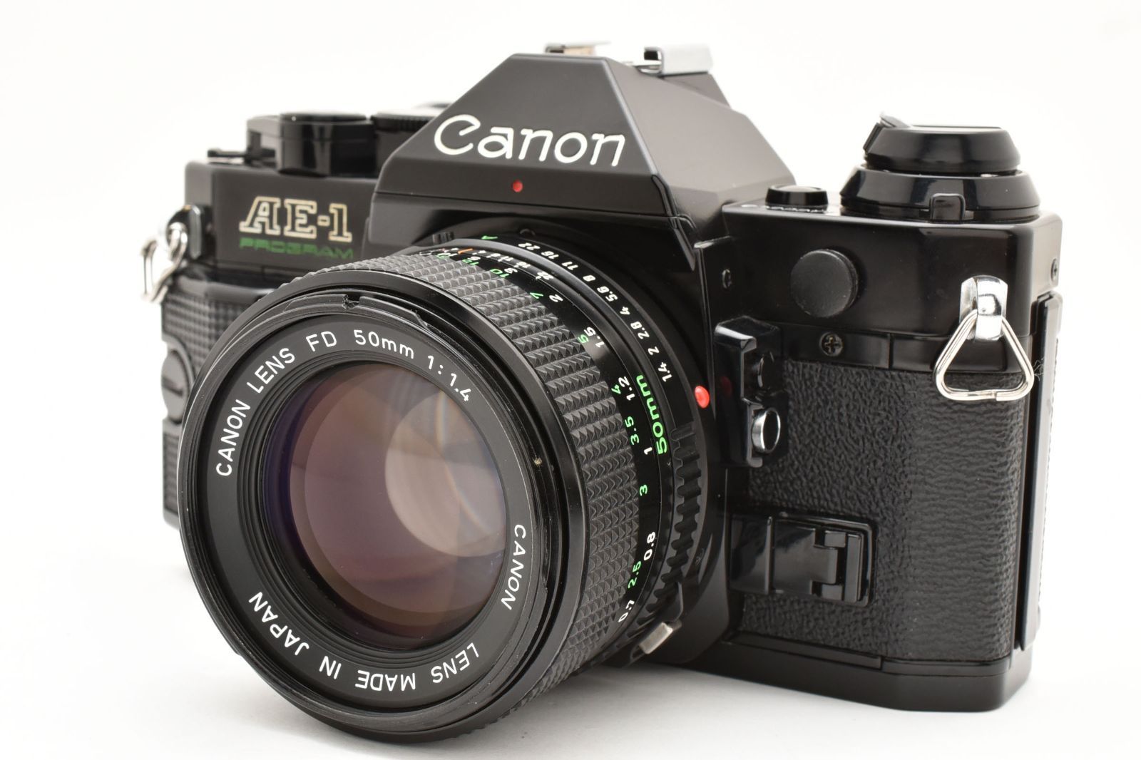 4293 キャノン Canon AE 1 program Black FD 50 mm f 4 フィルム 一眼レフカメラ