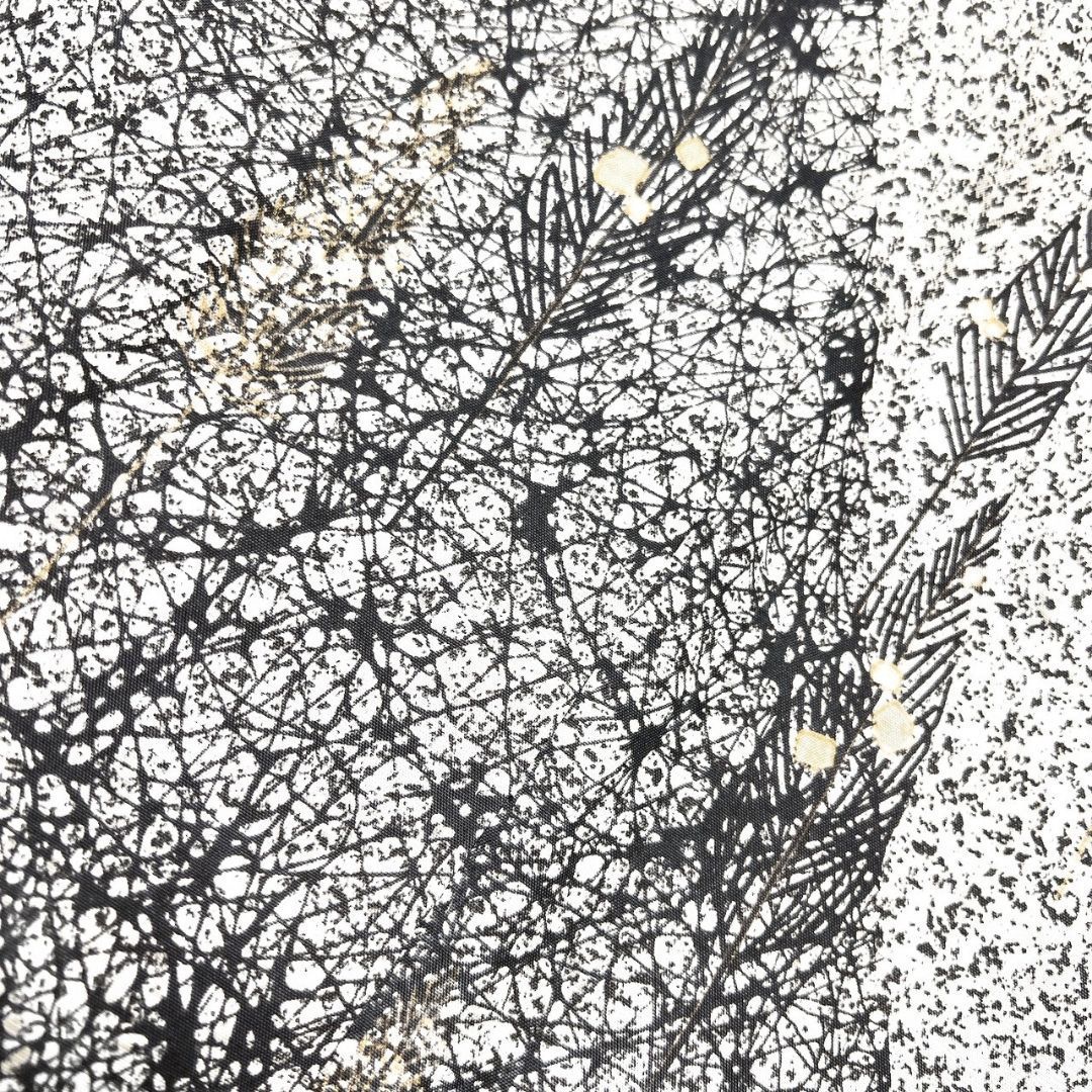 本場大島紬 たたき染