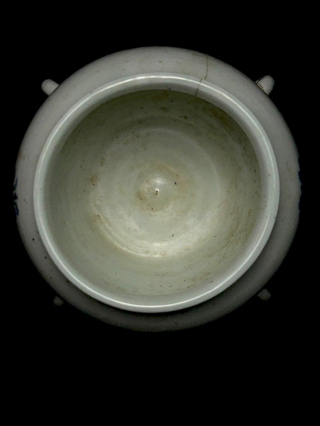 幽玄】李朝白磁 染付壺 朝鮮美術 骨董品 壺 - メルカリ