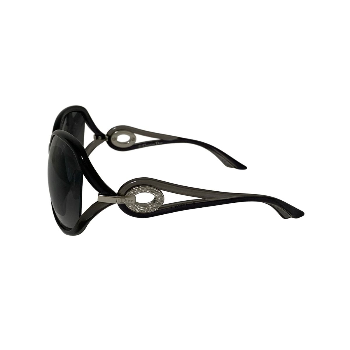 DIOR ChristianDior ディオール クリスチャンディオール サングラス Volute 2 N 11 SWJ 黒 シルバー
