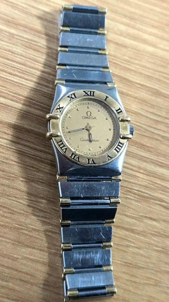 オメガ コンステレーション 18 K コンビ