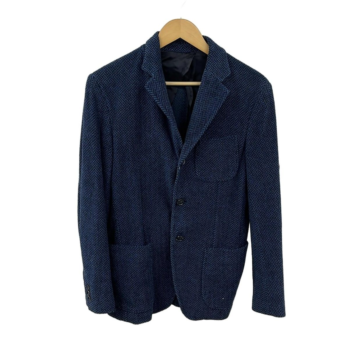 ORIAN(オリアン) ジャケット サイズ13 メンズ - ダークネイビー×ブルー 長袖/ヘリンボーン/オールシーズン