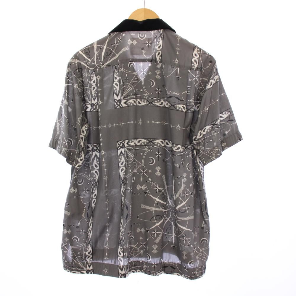 サカイ sacai Dr Woo Bandana Print Shirt バンダナプリントシャツ