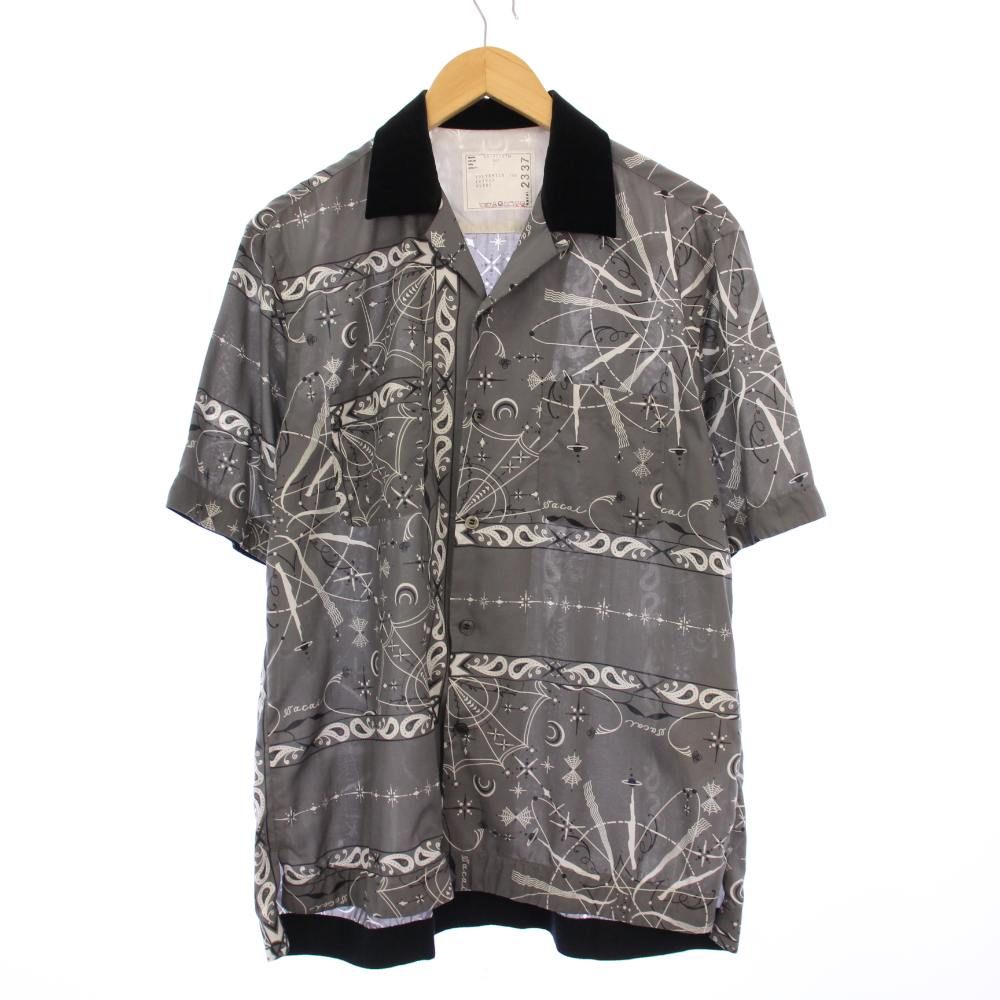 サカイ sacai Dr Woo Bandana Print Shirt バンダナプリントシャツ