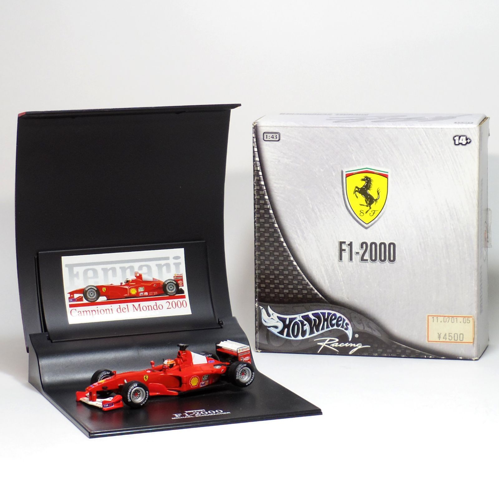 Hot Wheels Racing ホットウィール 1/43 フェラーリ F1-2000 フォー