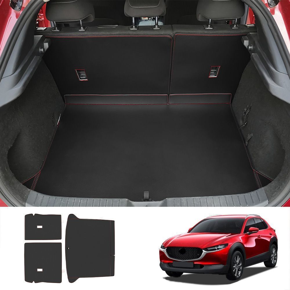 マツダCX 30 22年対応 ラゲッジマット トランクマット レザー加工