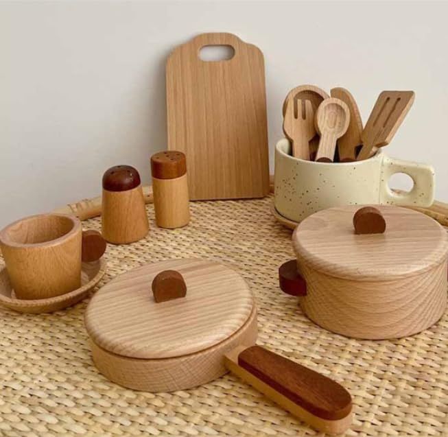 おままごとセット 小さなお料理家誕生 安心設計の調理器具セットで夢中になれる