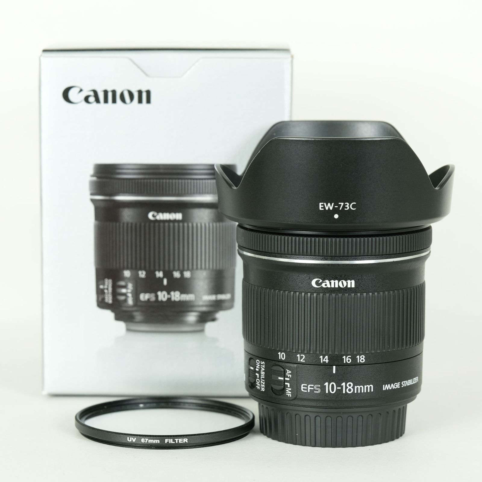 Canon 超広角レンズ　EFS10-18mm レンズフード付き i-camera-shop_canon-ef-s-10-18