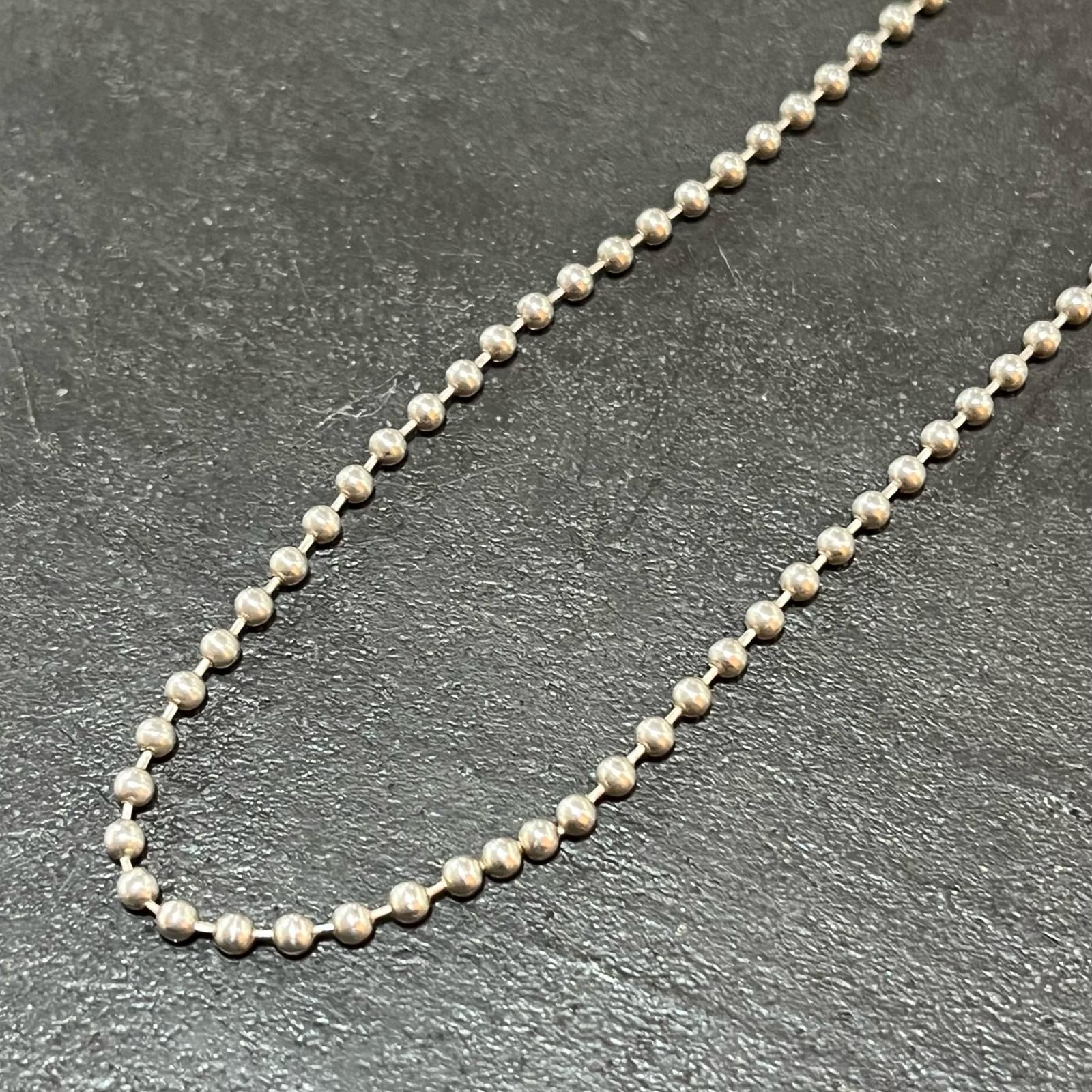 CHROME HEARTS ボールチェーン ネックレス クロムハーツ シルバー F
