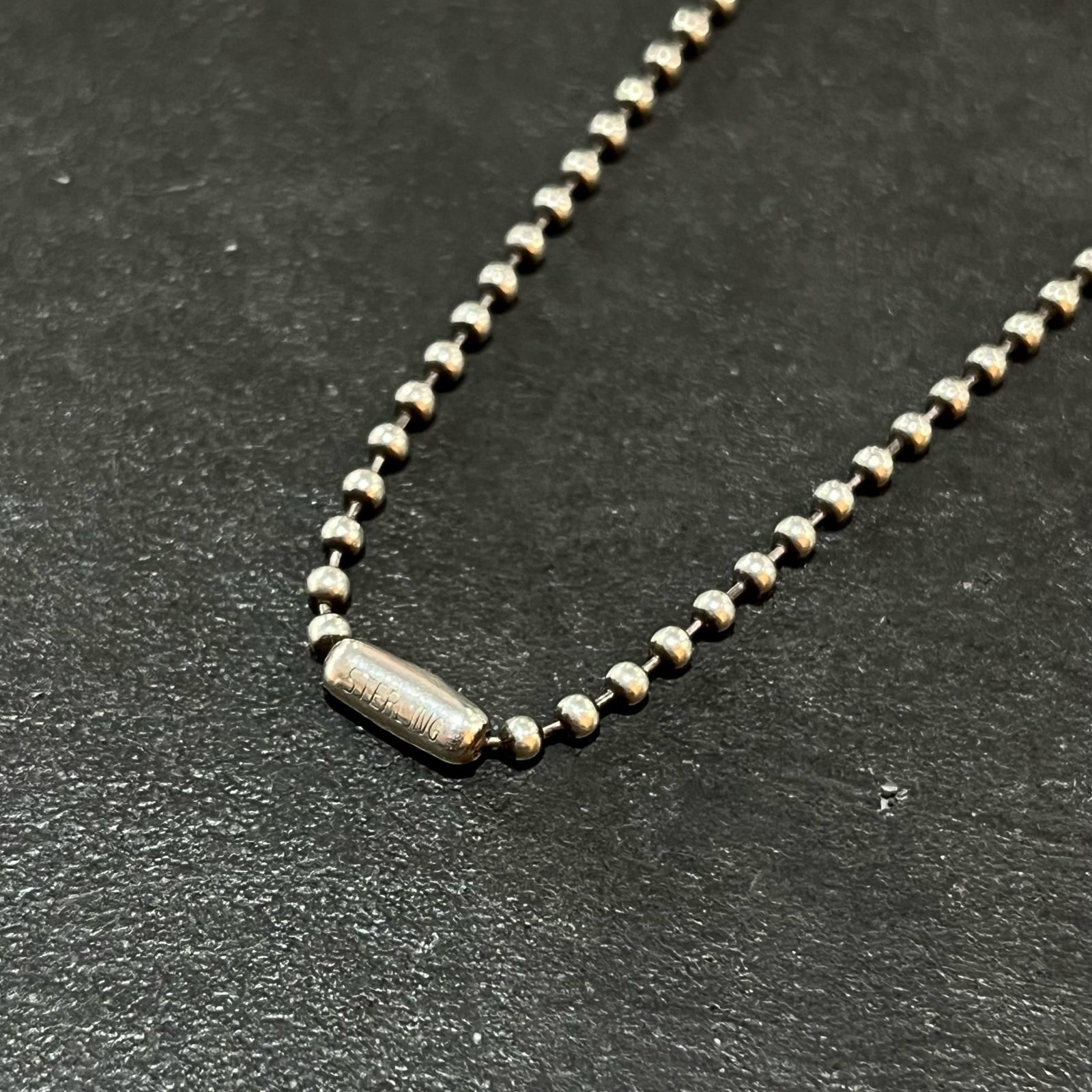 CHROME HEARTS ボールチェーン ネックレス クロムハーツ シルバー F