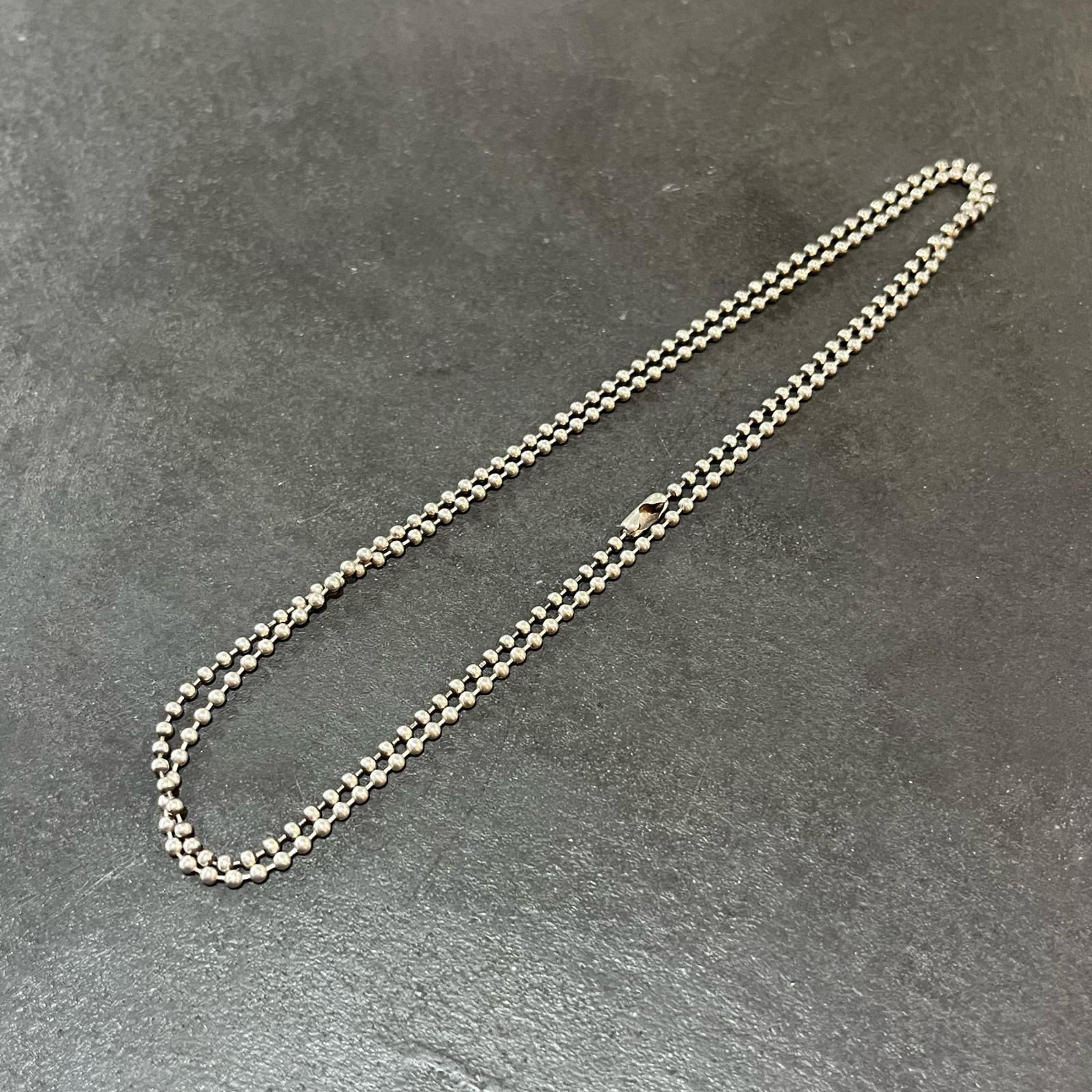 CHROME HEARTS ボールチェーン ネックレス クロムハーツ シルバー F