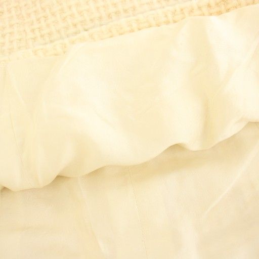 シャネル CHANEL 00A ニットスカート ミニ 台形 ツイード ココマーク