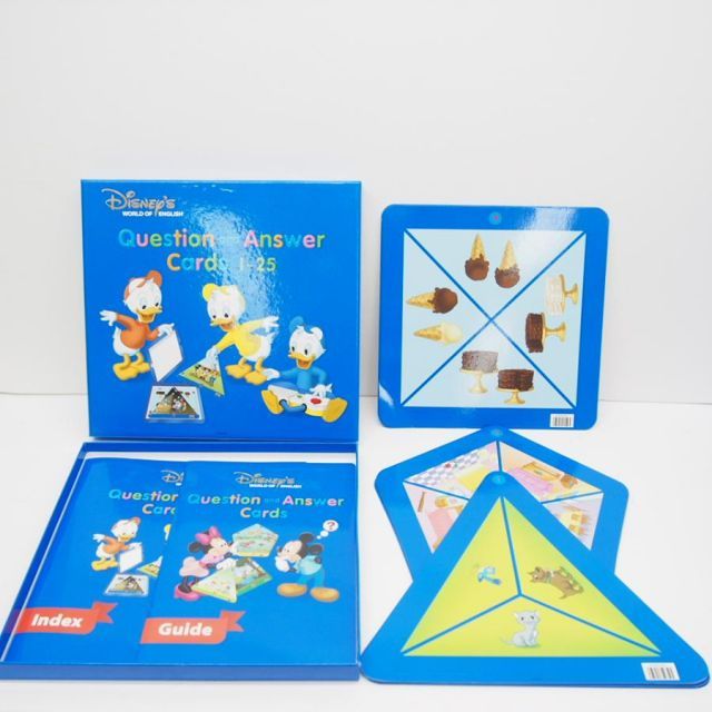 DWE ディズニー英語システム Q＆Aカード ワールドファミリー 旧